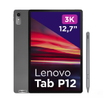 Lenovo Tab P12 128 GB 32,3 cm (12.7") Mediatek 8 GB Wi-Fi 6 (802.11ax) Android 13 Grå