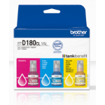 Brother BT-D180CLVAL Ink bottle Multipack C,M,Y, 3x5K pages 48.8ml Pack=3 for Brother DCP-T 580 DW