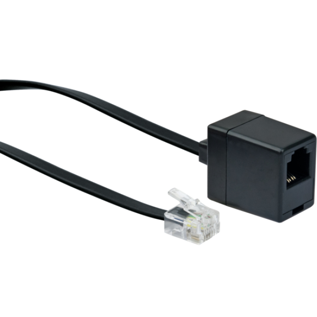 Schwaiger 10m RJ-11 - RJ-11 Black
