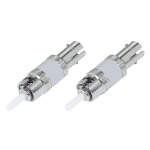 AddOn Networks 2PK FIBER OPTIC ATTENUATOR M/F wire connector ST Metallic, White