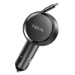 LogiLink USB Car Charger, 1 Port, USB-C, PD3.0, 30W, retractable cable, 0,80m