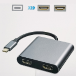 FDL USB TYPE C TO DUAL HDMI 2.0 ADAPTOR CABLE M/F/F