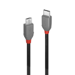 Lindy 2m USB 2.0 Type C to Micro-B Cable, Anthra Line