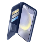 Cellularline Book Agenda - Galaxy S25 Leather-effect book case with magnetic closure