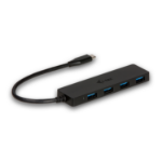 i-tec Advance C31HUB404 gränssnittshubbar USB 3.2 Gen 2 (3.1 Gen 2) Type-C 5000 Mbit/s Svart