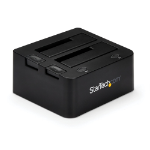 StarTech.com Dual-Bay USB 3.0 to SATA and IDE Hard Drive Docking Station, USB Hard Drive Dock, External 2.5/3.5