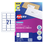 Avery 959001 printer label White Self-adhesive printer label