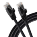 Maplin Outdoor External RJ45 CAT6 Ethernet LAN Cable PoE UTP - Black - 50m