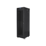Lanberg FF01-6842-23BL rack 42U Vrijstaande rek Zwart