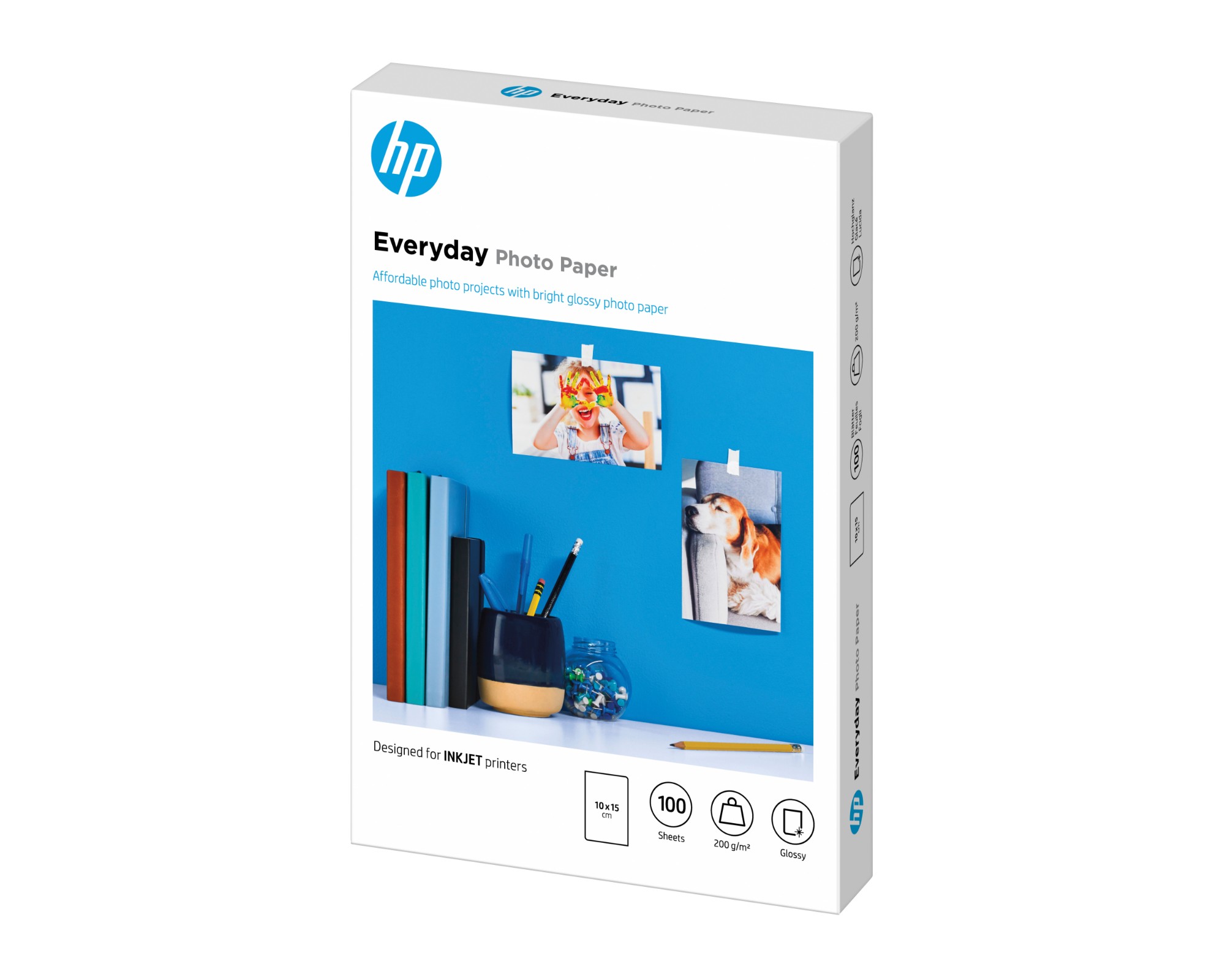 HP Everyday Photo Paper Glossy 200 g/m2 10 x 15 cm (101 x 152 mm) 100 sheets