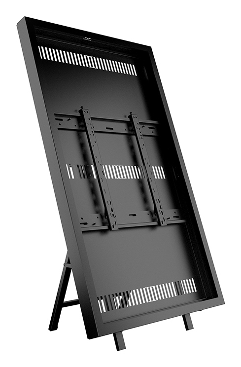 Multibrackets M Pro Series - Enclosure 65" Tilt and Roll Black Sl