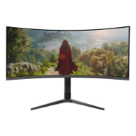 Naceb Technology NA-0645 monitor de computadora 86.4 cm (34") 3440 x 1440 Pixeles Wide Quad HD LED Gris