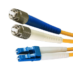 Cablenet 3m OS2 9/125 FC-LC Duplex Yellow LSOH Fibre Patch Lead