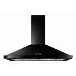 Rangemaster LEIHDC110BB cooker hood Wall-mounted Black 530 m³/h