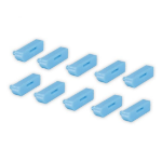 Lindy DisplayPort Blocker Extra Lock Pack, Blue (10x Locks)