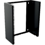 Lanview RAR225BL rack cabinet 13U Wall mounted rack Black