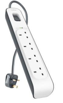Image of Belkin BSV400AF2M surge protector White 4 AC outlet(s) 2 m