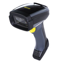 Image of Wasp WWS750 Handheld bar code reader 1D/2D LED Black, Grey, Yellow