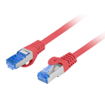 Lanberg PCF6A-10CC networking cable Red 0.5 m Cat6a S/FTP (S-STP)