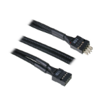 BitFenix Internal USB extension, 30 cm USB cable 0.3 m IDC Black