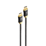 Gembird CCBP-HDMI8K-AOC-5M HDMI kabel HDMI Type A (Standaard) Zwart, Goud