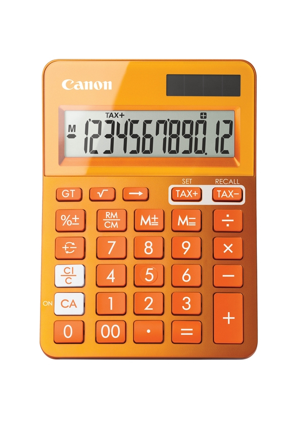 Image of Canon LS-123k calculator Desktop Basic Orange