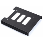 Aywun 2.5' to 3.5' Bracket Metal. Supports SSD.  Bulk Pack no screw.  *Some cases may not be compatible as screw holes may required to be drilled.