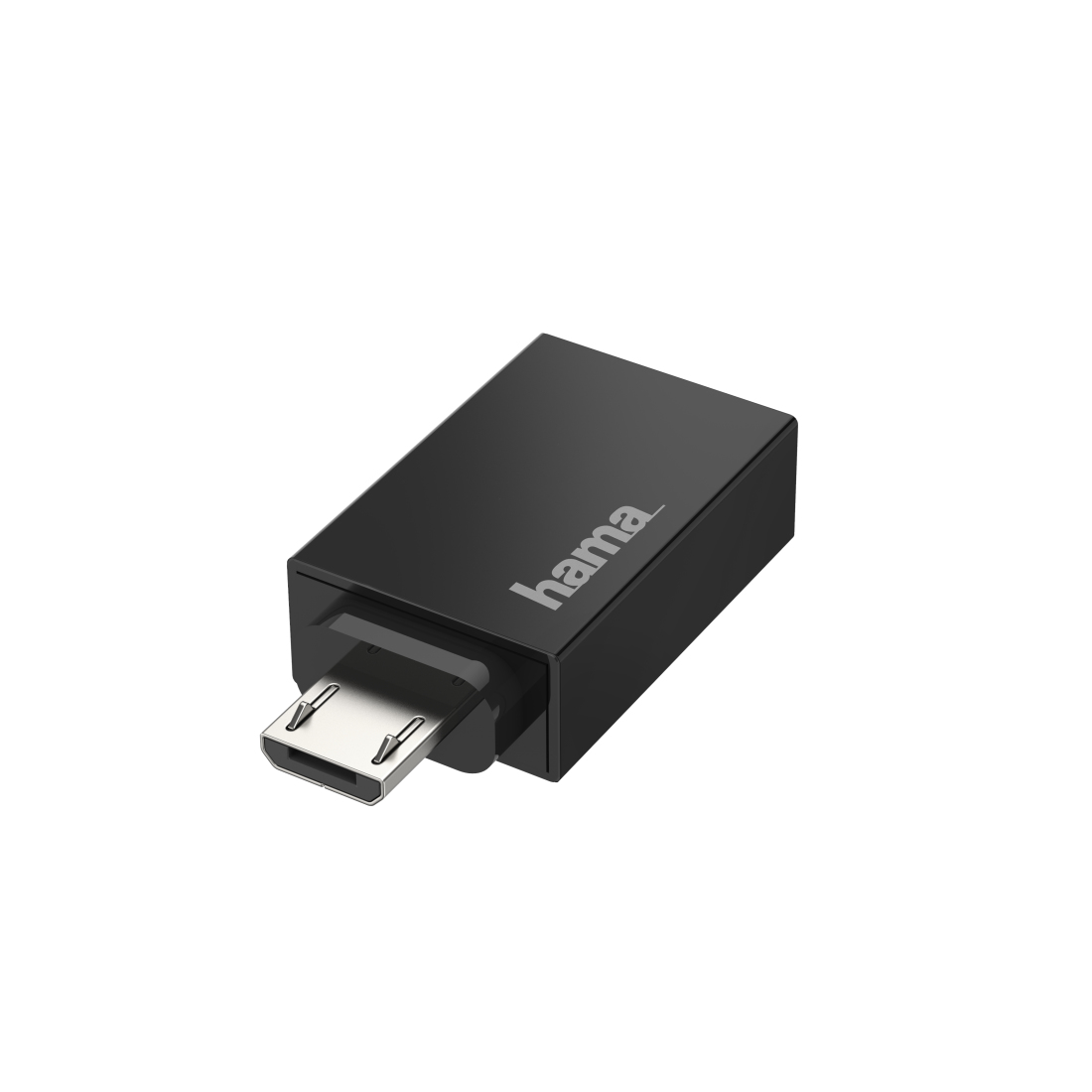 Hama Black 00200307 Cable Gender Changer Micro-Usb Usb Type-A