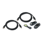 iogear G2L9203UTAA3 KVM cable Black 118.1" (3 m)