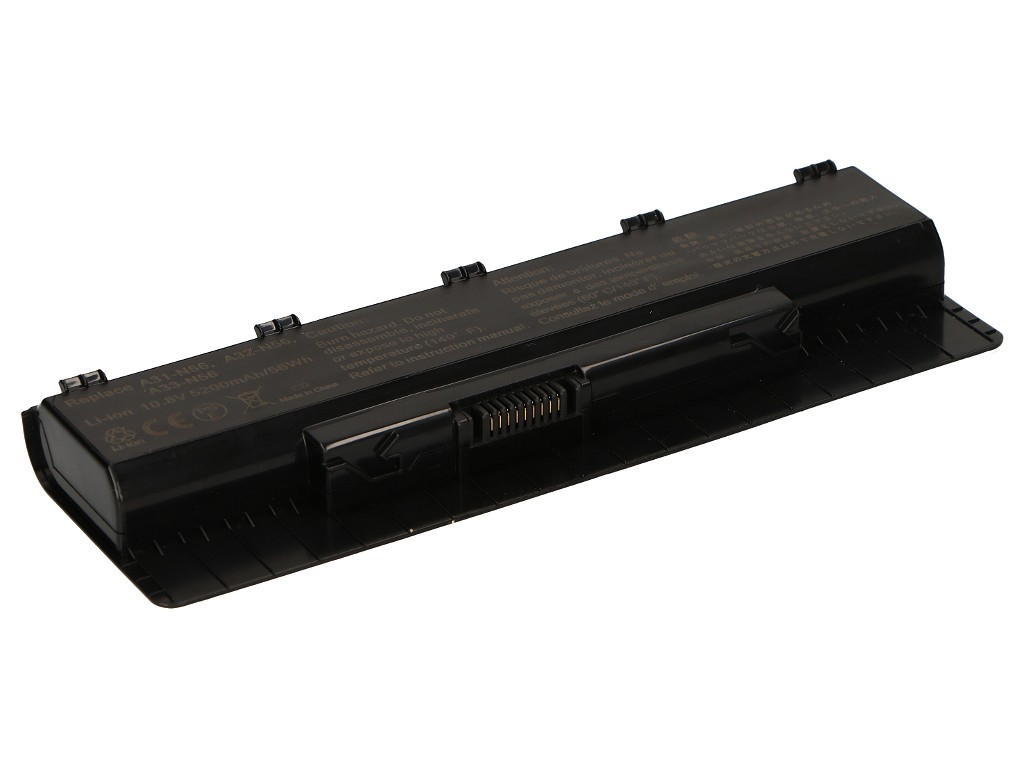 Image of 2-Power 10.8v, 6 cell, 56Wh Laptop Battery - replaces A31-N56