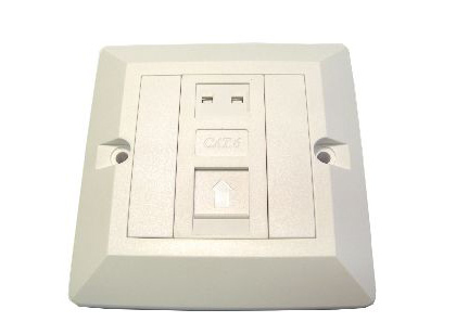 Cables Direct UT-8801 wall plate/switch cover White