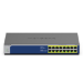 Netgear GS516PP No administrado Gigabit Ethernet (10/100/1000) Energía sobre Ethernet (PoE) Azul, Gris