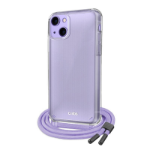 SBS TESCROPEIP13L mobile phone case 15.5 cm (6.1") Cover Lilac, Transparent