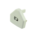 2-Power ALT0324A electrical power plug White