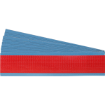 Brady DIA-250-RD-PK self-adhesive label Removable Blue, Red 14100 pc(s)