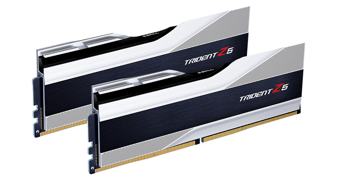F5-6400J3239G16GX2-TZ5S G.SKILL 32GB(16GBx2) G.SKILL Trident Z5 PC5 6400MHz CL32 KIT Silver