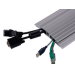 Dataflex Addit cable protector 150 cm - straight 422 - silver