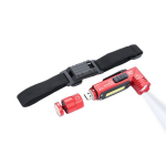 TROIKA ECO KNICKLICHT Red Hand flashlight + Headband flashlight COB LED