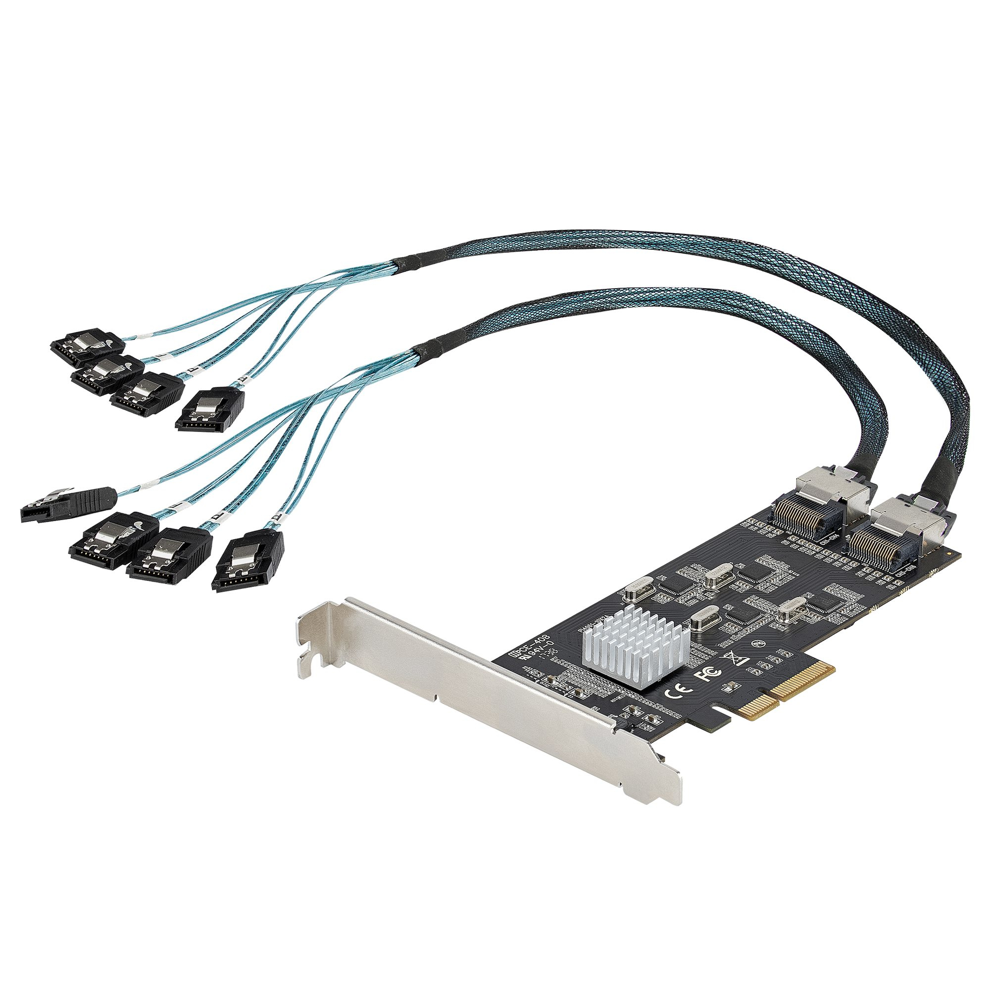 Image of StarTech.com 8 Port SATA PCIe Card - PCI Express 6Gbps SATA...