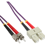 InLine Fiber Optical Duplex Cable SC/ST 50/125µm OM4 5m