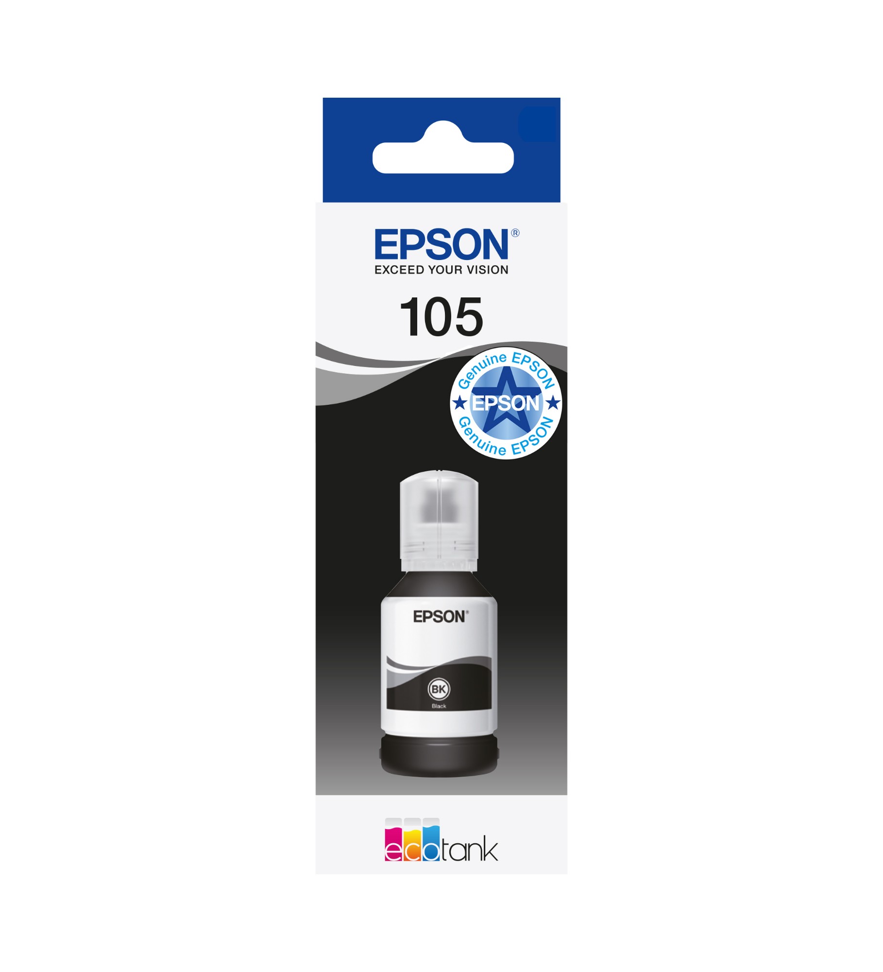 Epson 105 EcoTank Ink Bottle Pigment Black C13T00Q140