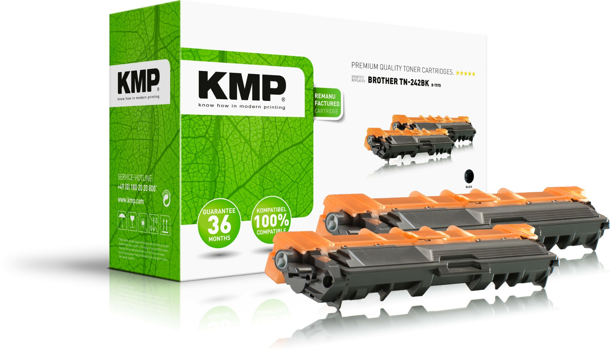 KMP B-T57D toner cartridge 2 pc(s) Black