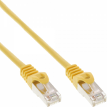 InLine Patch Cable SF/UTP Cat.5e yellow 0.25m