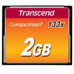 Transcend TS2GCF133 memory card 2 GB CompactFlash MLC
