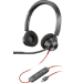 HP Poly Blackwire 3320-M - Blackwire 3300 series - headset - on-ear - wired - USB-C - black - Certified for Microsoft Teams