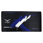 Naceb Technology NA-0959 alfombrilla para ratón Cojín de ratón para Juegos Negro, Azul, Blanco