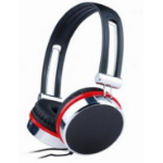 Gembird MHS-903 headphones/headset Wired Head-band Calls/Music Black, Red, Silver