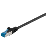 Goobay 93664 networking cable Black 0.5 m Cat6a S/FTP (S-STP)