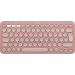 Logitech Pebble Keys 2 K380s toetsenbord Universeel RF-draadloos + Bluetooth QWERTZ Duits Roze