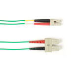 Black Box SC-LC 10-m fibre optic cable 10 m OM2 Green